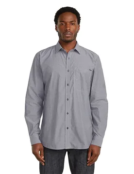 Chemise à Manches Longues 1 Pocket Regular Salute Wide Stripe 2XL - G-Star - FashionsVida