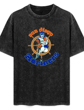 San Diego Mariners WHA Hockey T-Shirt Soft Lightweight Cotton T-Shirt - Aliexpress - FashionsVida