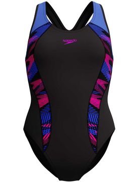 Placement laneback bañador natación mujer Negro (38)