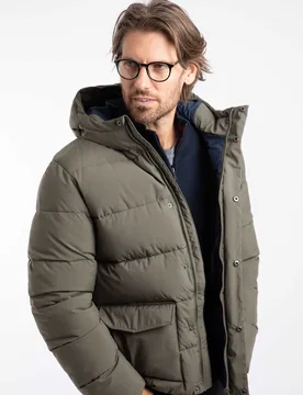 Calderwood Mens Heavyweight Padded Jacket - - Size: M - Weird Fish - FashionsVida
