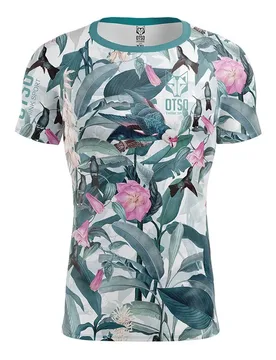 Maglietta A Maniche Corte Garden Ricondizionato Multicolour M - OTSO - FashionsVida