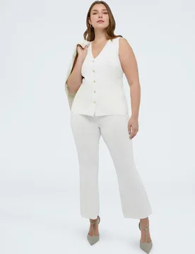 Chaleco de mujer largo de punto - Fiorella Rubino - FashionsVida