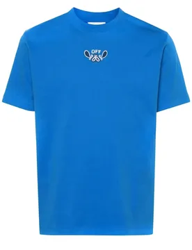 Herren T-Shirt Azurblau 486959
