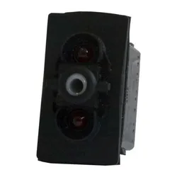 On-off-on Switch Red (12V) Double Pole unisex