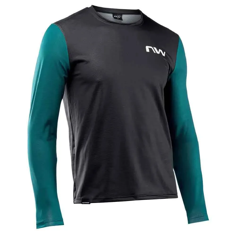 Maglia Da Enduro A Maniche Lunghe Freedom Am Green - Northwave - FashionsVida