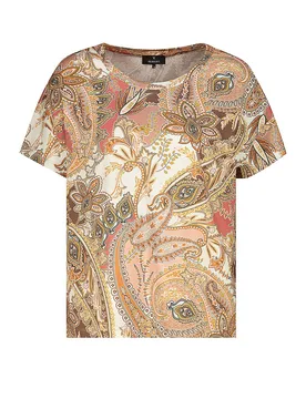 Monari T-shirt cammello 36 - monari - FashionsVida