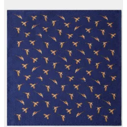 Fular de hombre de lana pheasant - hecho en italia