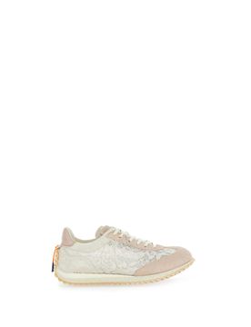 Sneakers con pizzo AVORIO 39
