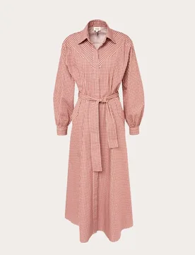 Vestido midi Ravia de algodón - Diega - FashionsVida