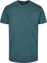 T-Shirt - Basic Tee - S bis XXL - für Männer - Größe M - blau/grün - Männer - male