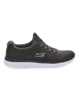 Scarpe sportive grigie slip-on leggere Summits Itz Bazik 37