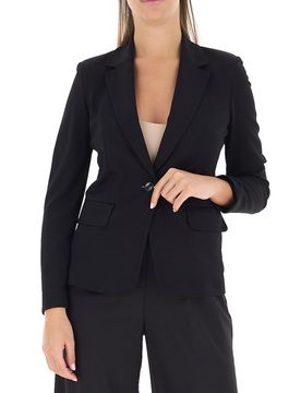 Blazer misto viscosa NERO S