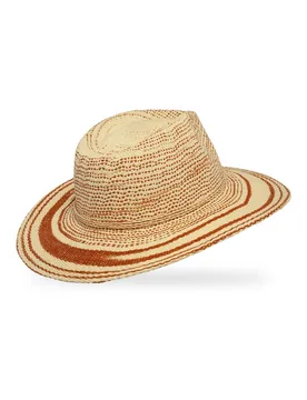 Rowan Women's UPF 50+ Straw Fedora Sun Hat - - Size: S-M - Sunday Afternoon - FashionsVida