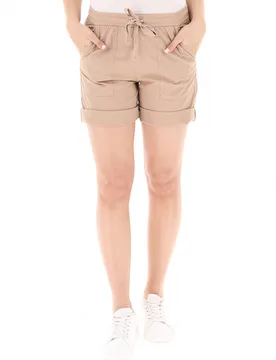 DEHA Shorts in cotone BEIGE S - DEHA - FashionsVida