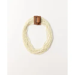 Sfera - Choker multifilas madera