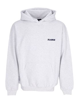 Felpa Leggera Cappuccio Uomo Chenille Slanted Og Pullover Hooded Ash