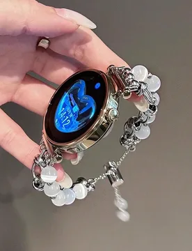 Correa de reloj de metal asimétrica de 18 mm/20 mm/22 mm - Correa de repuesto de moda, compatible con Samsung Galaxy Watch 6/5/4 (40 mm/44 mm), Galax - Shein - FashionsVida