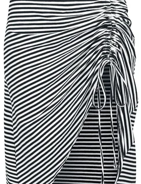 Rockabilly Rock knielang - Beach Breeze Skirt - S bis 4XL - für Damen - Größe M - schwarz/weiß - Frauen - female - Banned Retro - FashionsVida