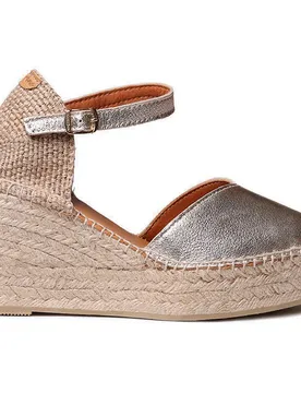 Pons Espadrilles Compensées Magda-p Platinum EU 40