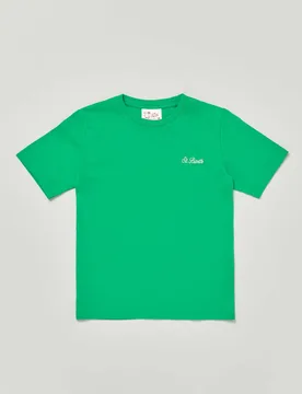 T-shirt verde mezza manica - MC2 SAINT BARTH - FashionsVida