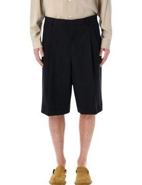 Ami Paris Wool Wide Bermuda Shorts