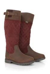 Ashby Womens Leather Waterproof Long Country Boots - - Size: 8