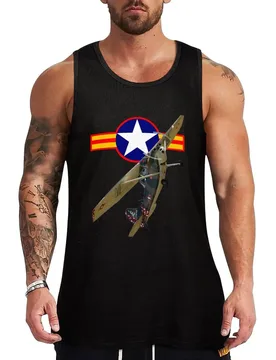 Roundel Series - Cessna Bird Dog VH-LPV Tank Top Training Tank Top Lightweight Moisture Wicking Fabric - Aliexpress - FashionsVida