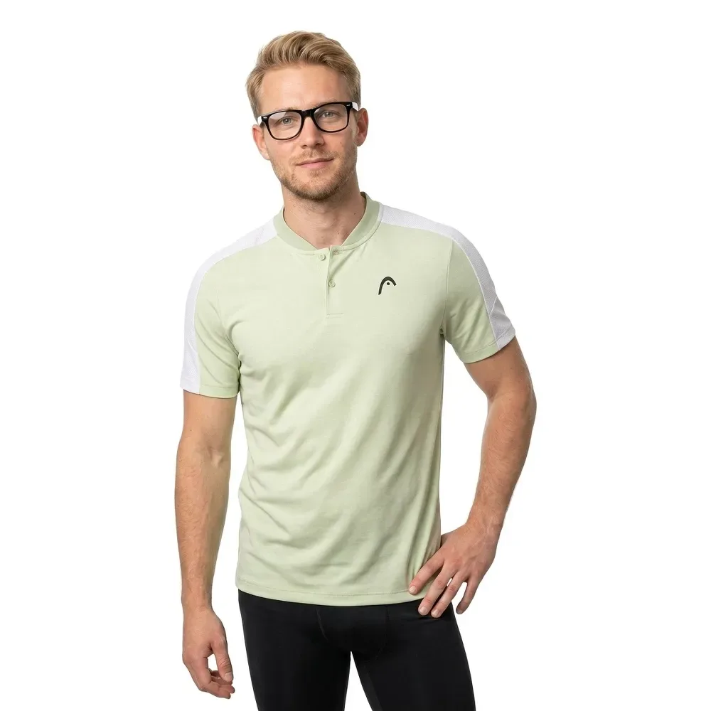 Play Tech Short Sleeve Polo Cantaloupe Green S - Head Racket - FashionsVida