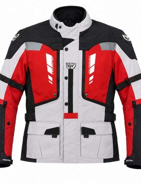 Giacca Moto Tecnica 2.0 Adventure Nj-253328 Nero Bianc taglia 58