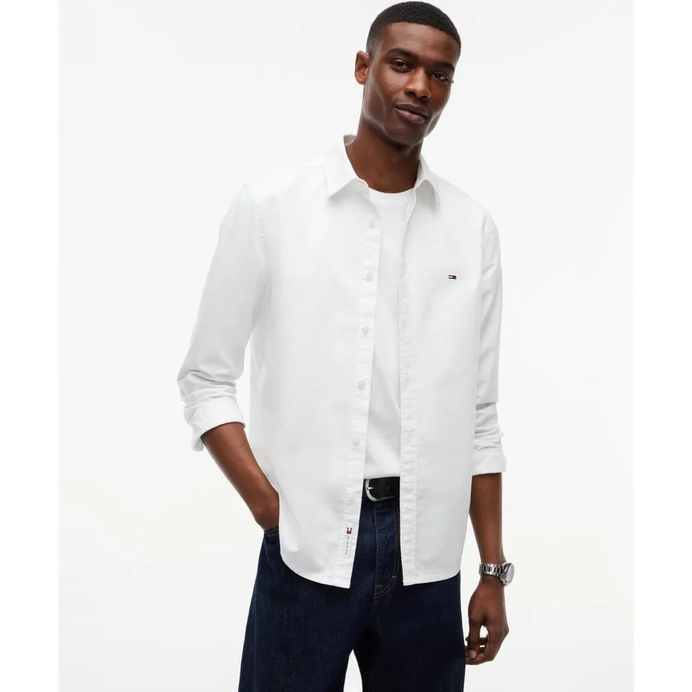 Camisa de hombre oxford fit ajustado - Tommy Jeans - FashionsVida
