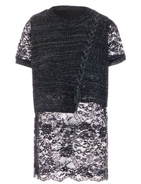 LUREA Jersey negro / plata