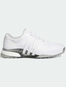 Scarpe da golf Tour360 25 Spikeless 44 Cloud White / Cloud White / Silver Metallic - Adidas - FashionsVida