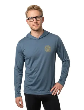 Rash Guard Manches Longues Global Hood Sunshirt Pilot Blue M