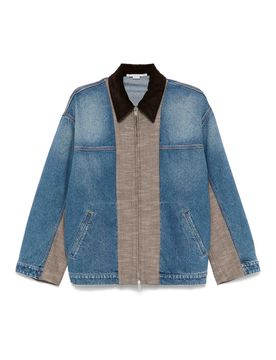 Giacca di jeans in tweed