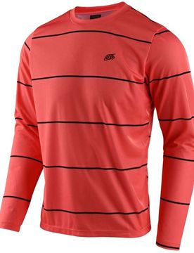 Maglia Bici MTB FLOWLINE LS STACKED Corallo taglia S