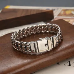 New simple and fashionable glossy love bracelet 16mm wide domineering versatile heavy industry wide version bracelet