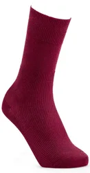 Extra Roomy Wool‑rich Softhold® Seam‑free Socks - Damson - Size: S