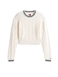 Tommy Jeans Pullover blanco XL