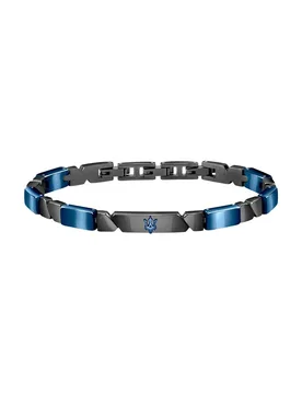 Bracelet Blue Ceramic 22 Cm Black One Size - Maserati - FashionsVida