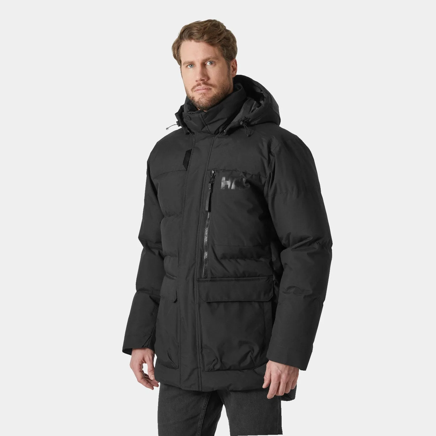 Men's Tromsoe Hooded Winter Jacket Black XL - Black - Male - Helly Hansen - FashionsVida