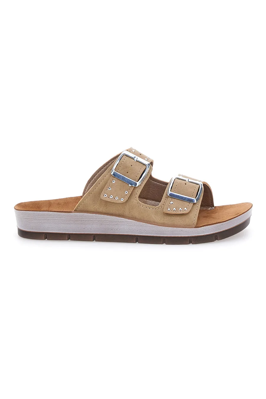 Ciabatte Sabbia con Fibbie 48 CP 40 - Inblu - FashionsVida