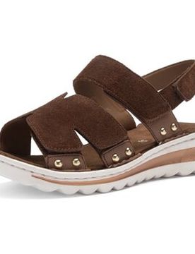 Flache Sandalen Sandaletten Tampa Sandale Mousse Mocca 12-47228-03 36;37;38;39;40;41;42;43