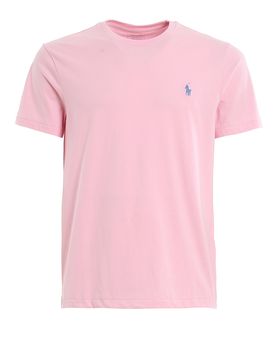 T-shirt con logo ricamato