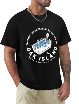 Oak Island Waiting For Something To Happen Treasure T-Shirt Soft Anti-Shrink Cotton Tee - Aliexpress - FashionsVida