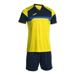 Ensemble à Manches Courtes Danubio Iii Yellow / Navy XL
