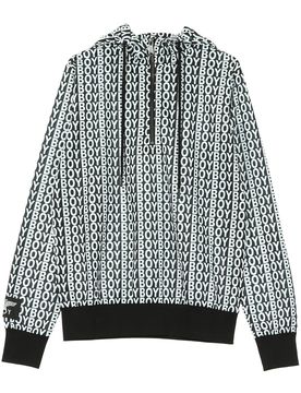 Felpa Cappuccio Uomo Aver Hood Black/white
