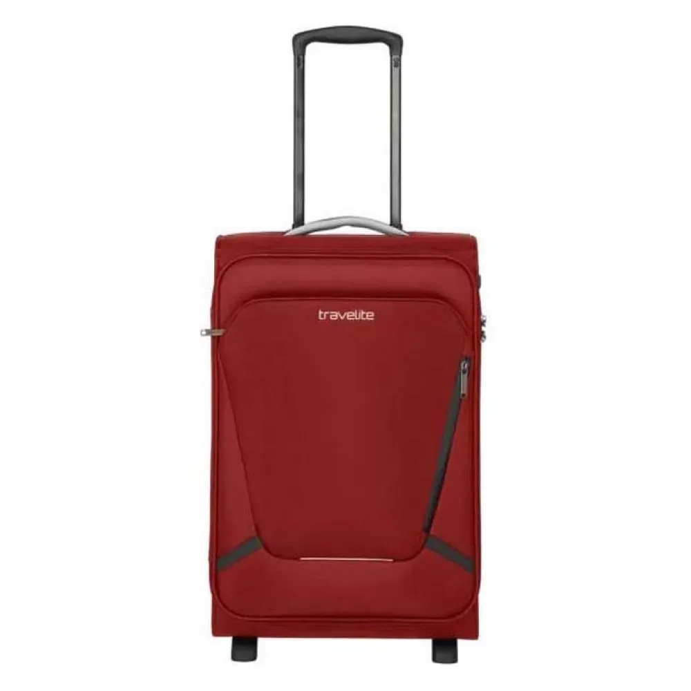 Valigia A Rotelle Jetpack Slim 2 Cabin Red One Size - Travelite - FashionsVida