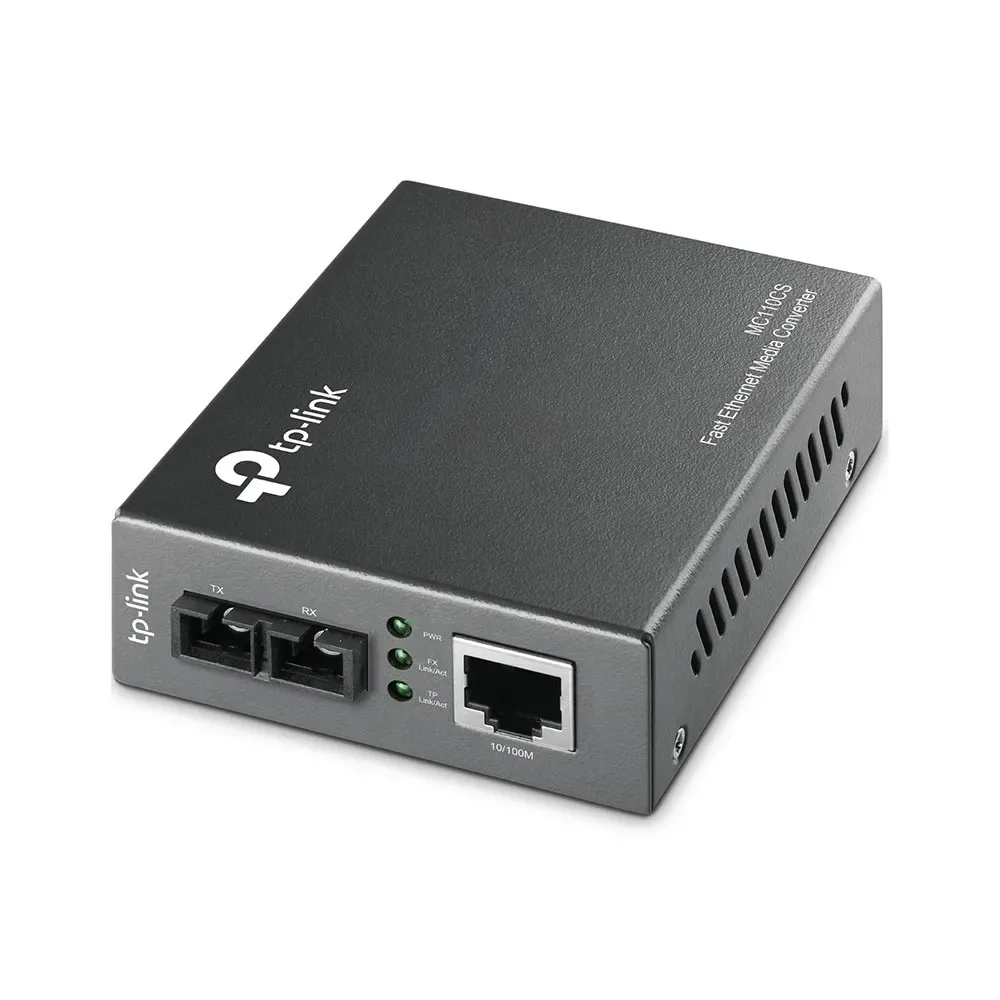 Convertisseur De Média Mc110cs 10/100 Mbps Monomode Black One Size unisex - TP-Link - FashionsVida