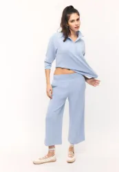 Culotte-Hose weicher Griff Himmelblau XL