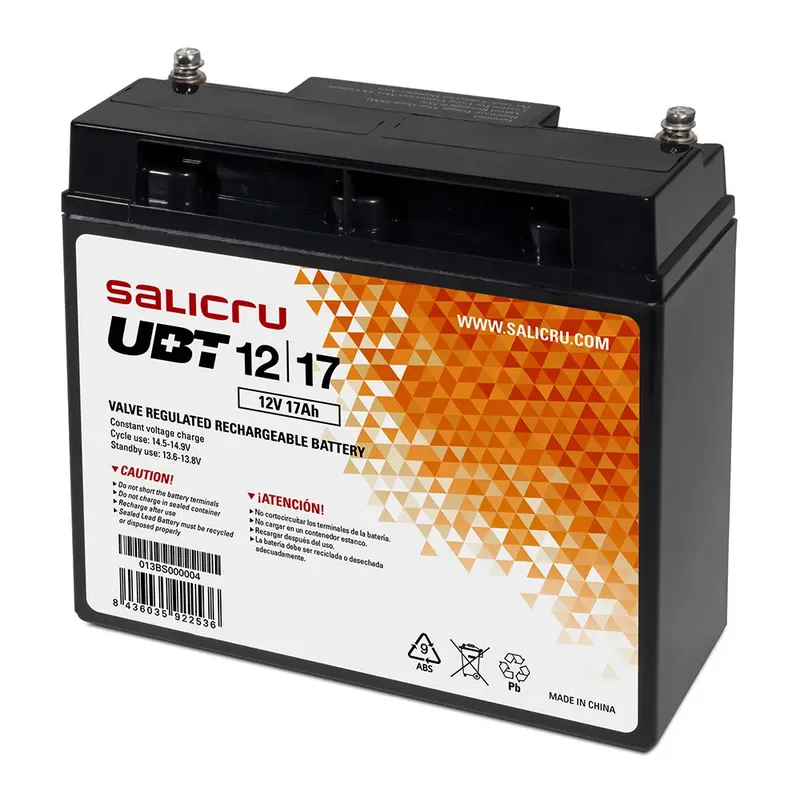 Batterie Ups Ubt 12/17 Agm 17ah Black One Size unisex